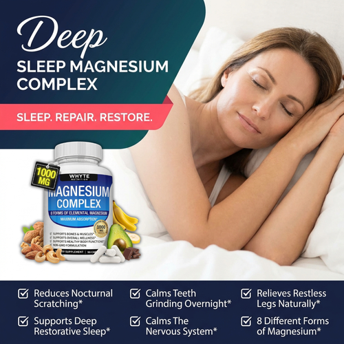 Whyte Co. Magnesium Deep Sleep "For What Your Body Does To Itself At Night"