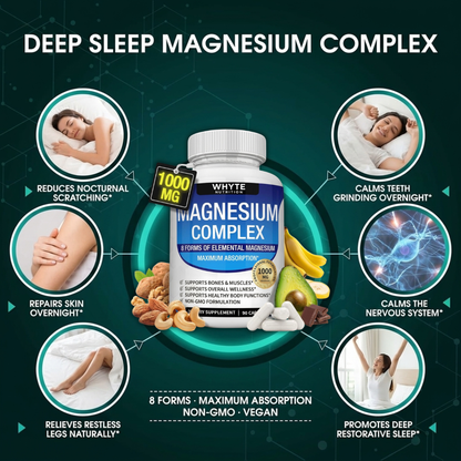 Whyte Co. Magnesium Deep Sleep "For What Your Body Does To Itself At Night"